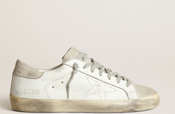 Super-Star with perforated star and ice-gray heel tab "LAST PIECES"