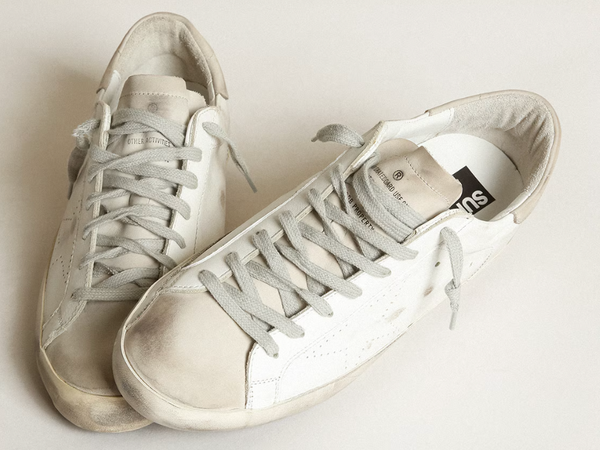 Super-Star with perforated star and ice-gray heel tab "LAST PIECES"