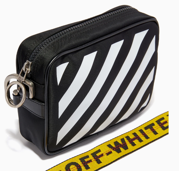 Industrial Crossbody Bag in Nylon & Leather