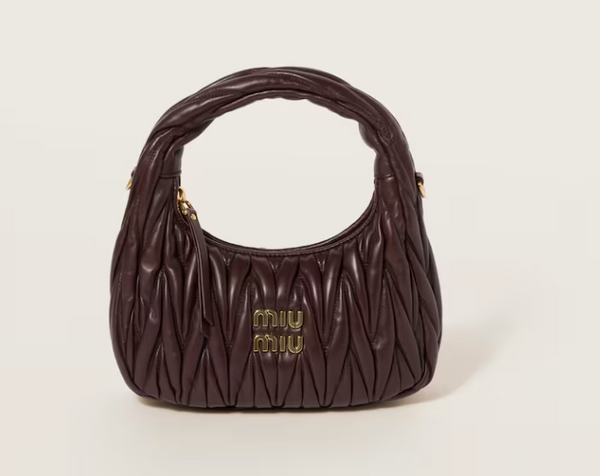 Borsa hobo Wander in nappa matelassé