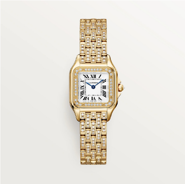 Cartier PanthÃ¨re Small â€“ Yellow Gold & Factory Diamond Bracelet