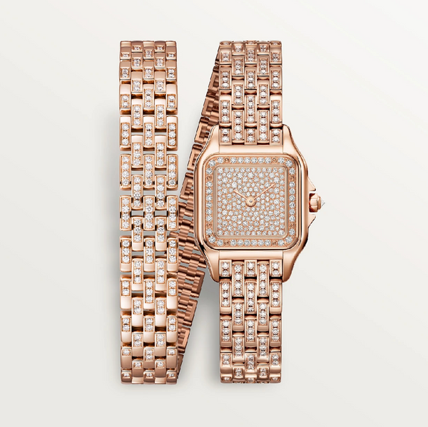 Cartier PanthÃ¨re Small WJPN0062 â€“ Rose Gold 750 Fully Set with Diamonds