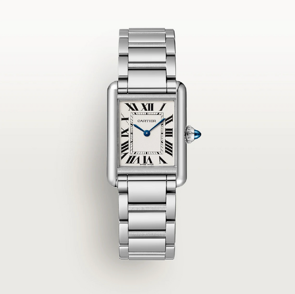Cartier Tank Must de Cartier Small â€“ Stainless Steel, Silver Dial, High Autonomy Quartz