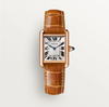 Cartier Tank Louis Cartier Small â€“ 750 Rose Gold, Manual Winding, Silver Dial