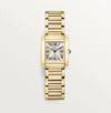 Cartier Tank FranÃ§aise Small Yellow Gold Quartz Diamond Crown