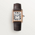 Cartier Tank Louis Cartier Large 33.7mm x 25.5mm 750 RosÃ©gold Manual Winding Watch (Brown Strap)