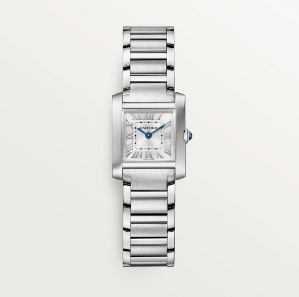Cartier Tank FranÃ§aise Small 25.7mm x 21.2mm Stainless Steel Quartz Watch WSTA0129