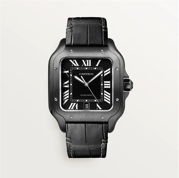 Cartier Santos de Cartier Large Black DLC Automatic
