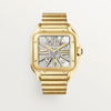 Santos de Cartier Skeleton Watch Large Model Yellow Gold