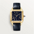 Santos-Dumont Large Yellow Gold Blue Dial
