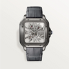 Santos de Cartier Skeleton Black ADLC Large Manual