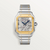 Santos de Cartier Skeleton Large Model Steel & Yellow Gold 9611 MC