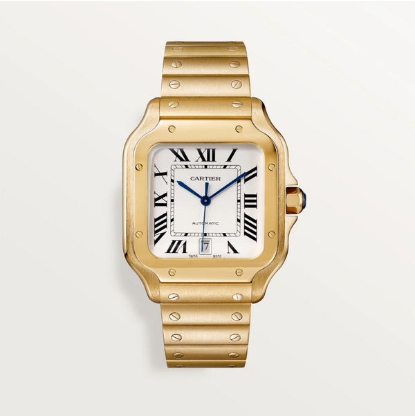 Santos de Cartier Large Model Yellow Gold Automatic