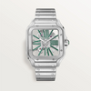 Santos de Cartier Skeleton Large Model 9611 MC Steel & Green