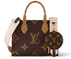 Borsa OnTheGo PM Monogramma M46373 di LV Marrone