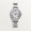 Ballon Bleu de Cartier 33mm Steel Diamond Bezel Automatic Watch