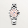 Ballon Bleu de Cartier 33mm Steel Pink Dial Automatic Watch
