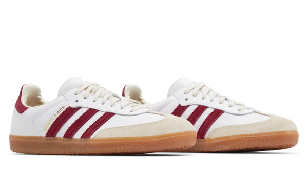 Sporty &amp; Rich x Adidas Samba OG 'White Core Burgundy' 