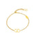 Valentino Gold Finish VLogo Signature Bracelet
