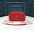 YSL MINI BAG IN MATELASSÉ RED
