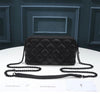 YSL MINI BAG IN TOTAL BLACK MATELASSÉ
