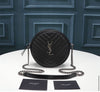 YSL CAMERA BAG VINYLE TONDA IN PELLEBLACK
