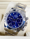 Rolex Daytona White Gold 2020 New Card Blue Dial Full set 116509