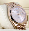 Rolex Day-Date Everose gold Baguette Diamonds