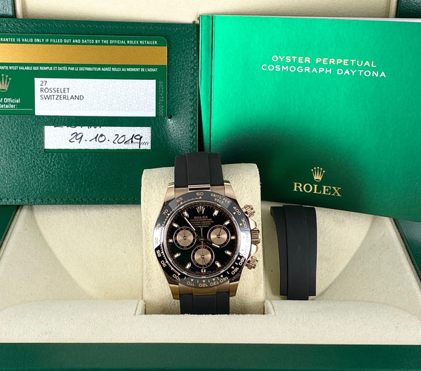 Rolex Daytona Cosmograph, Rose Gold, Full set, 2019