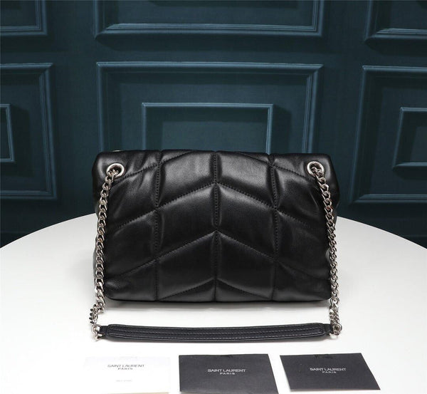 YSL PUFFER TOY BAG IN QUILTED LAMBSKIN