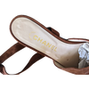 Chanel 1990s Noisette Suede Spartiates Flat Pumps en Daim Xtra Soft Sz 38