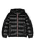 Piumino per bambino Moncler Enfant nero con cappuccio