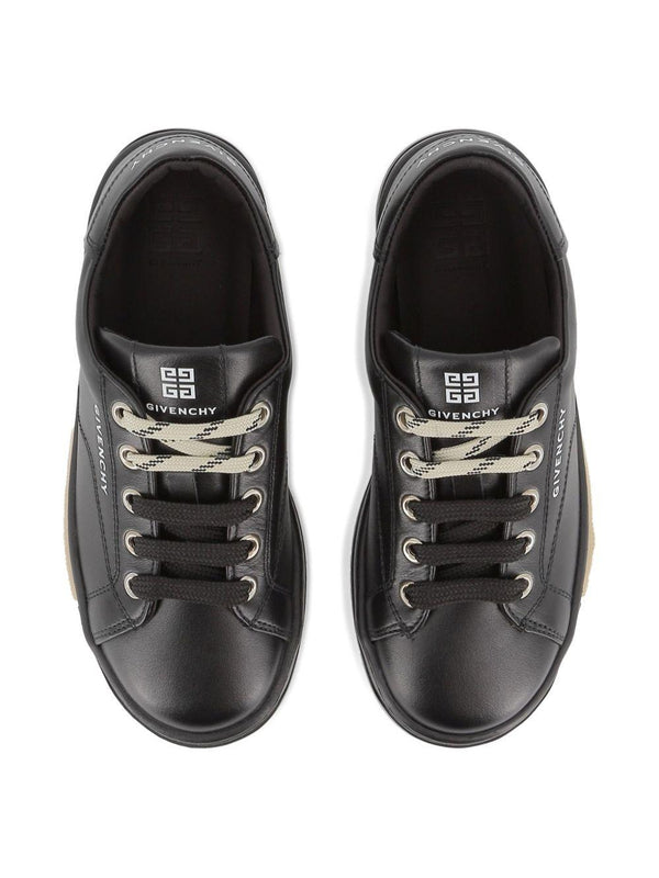 Sneakers per bambino Givenchy Kids nero in pelle