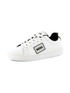 Sneakers per bambino BOSS Kids bianche con dettaglio con placca con logo