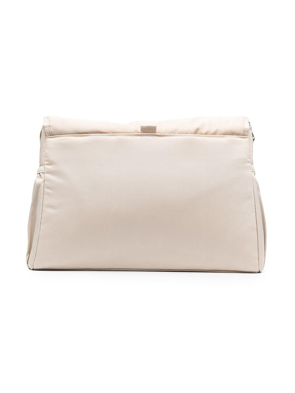 Borsa fasciatoio per neonati Emporio Armani Kids beige con applicazione
