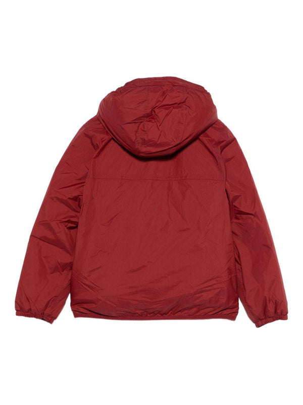 Giubbino per bambino K-Way Kids rosso con design imbottito
