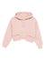 Felpa per bambina Off-White Kids rosa con cappuccio e stampa con logo