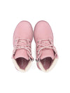 Stivali per bambina Timberland Kids Pokey Pine rosa con chiusura laterale con zip