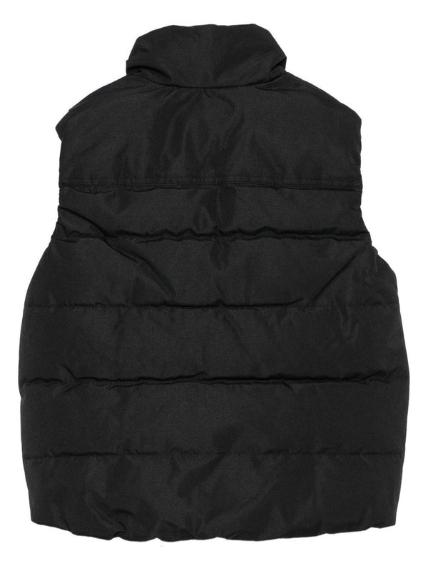Gilet per bambino Hugo Kids nero con design trapuntato