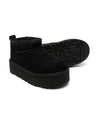 Stivali per bambina UGG Kids Ultra Mini nero con platform