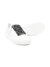 Sneakers per bambino Balmain Kids bianche con lacci logati