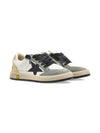 Sneakers Ball Star per bambino Golden Goose Kids grigie con inserti in pelle scamosciata