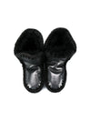 Stivaletti Eskimo per bambina Mou Kids nero con design senza lacci