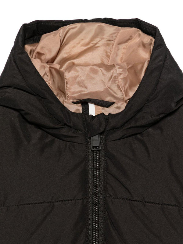 Giubbino per neonato Boss Kids nero con design trapuntato