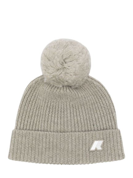 Berretto per bambino K-Way Kids beige con pompon