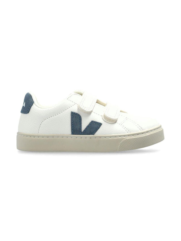 Sneakers per bambino VEJA Kids bianche con applicazione logo