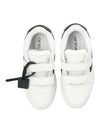 Sneakers per bambini Off-White Kids Out Of Office bianco con chiusura con strappo
