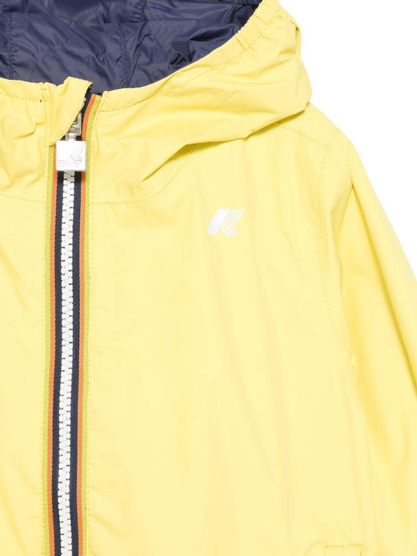 Giubbino P. Jake Plus. 2 per bambino K Way Kids giallo con design reversibile