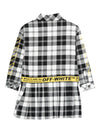 Abito per bambina Off-White Kids modello camicia a quadri