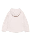 Giubbino per bambina K-Way Kids rosa con cappuccio classico